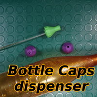 Small Bottle Caps Dispenser for Garden 3D Printing 139068