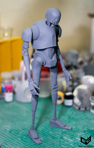K-2SO 1/6 Scale 3D Print 139155 K-2SO 1/6 Scale 3D Print 139155
