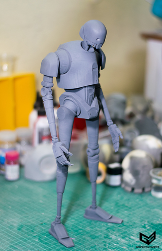 K-2SO 1/6 Scale 3D Print 139156 K-2SO 1/6 Scale 3D Print 139156