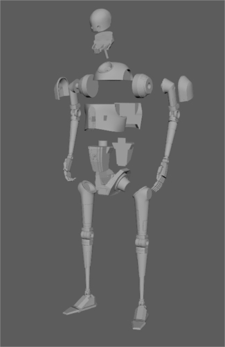 K-2SO 1/6 Scale 3D Print 139158 K-2SO 1/6 Scale 3D Print 139158