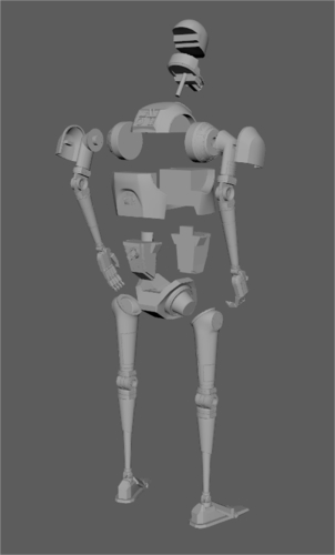 K-2SO 1/6 Scale 3D Print 139159 K-2SO 1/6 Scale 3D Print 139159