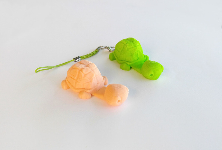Tortoise Keychain / Smartphone Stand 3D Print 139167