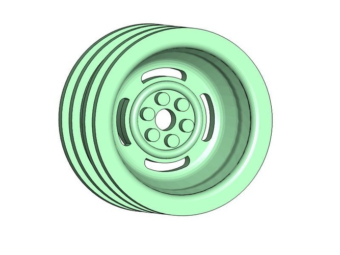 1.55" large (25 mm) Wheels Rims Scaler Crawler Trucks Cars 3D Print 139173 1.55" large (25 mm) Wheels Rims Scaler Crawler Trucks Cars 3D Print 139173