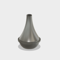 Small trumpet cup mute 3D Printing 139365
