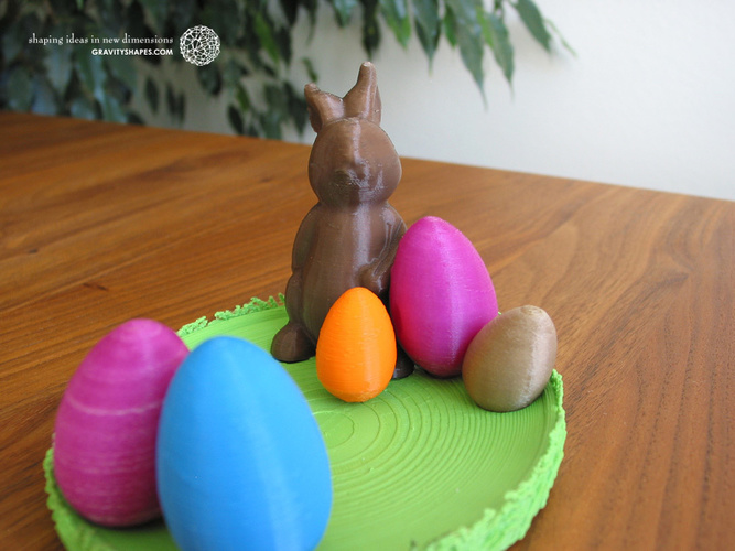 Easternest with Easter Bunny and Eggs 3D Print 139377