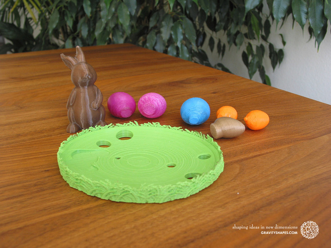 Easternest with Easter Bunny and Eggs 3D Print 139380