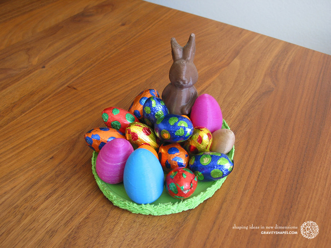 Easternest with Easter Bunny and Eggs 3D Print 139384