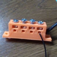 Small Terminal Block 4 connections 3D Printing 139511