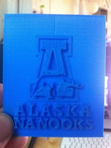 University of Alaska Fairbanks - Logo 3D Print 139656