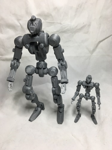 F.R.A.M.E core- robot action figure  3D Print 139679