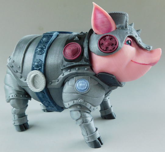 Sir Pigglesby (a most noble piggy bank) 3D Print 139822