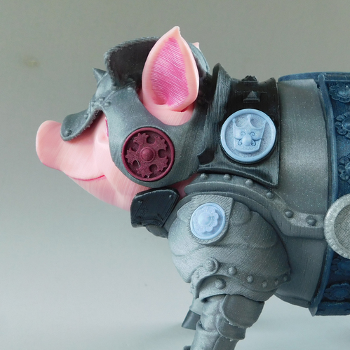 Sir Pigglesby (a most noble piggy bank) 3D Print 139823