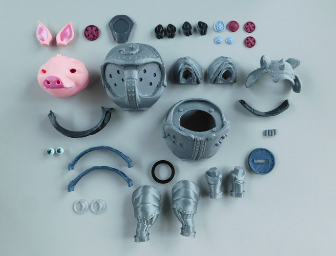 Sir Pigglesby (a most noble piggy bank) 3D Print 139825