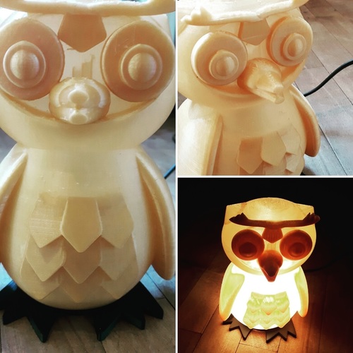 Owl Lamp 3D Print 139879
