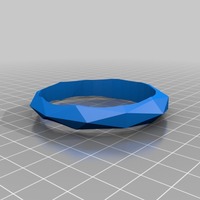 Small facet bracelet 3D Printing 14001