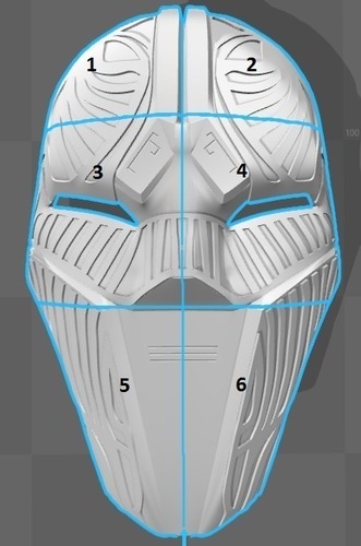 Sith Acolyte Mask (Star Wars) 3D Print 140028