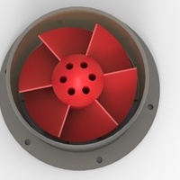 Small Super Turbine Fan 3D Printing 140036