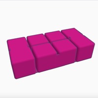 Small Fidget Cube Remix 3D Printing 140061