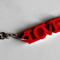Small LOVE shaped usb flash drive case 3D Printing 140062