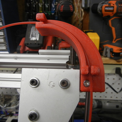 MendelMax Filament Guides & Guide Wheel & spool holder 3D Print 140173