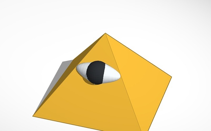 the all seeing eye of the pyramid 3D Print 14028