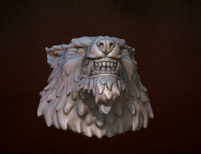 Wolf head 3D Print 140322