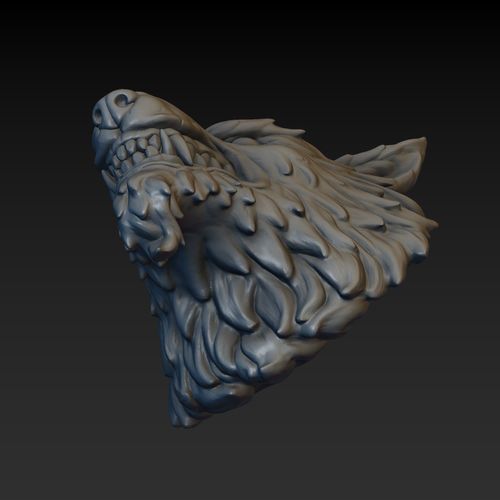 Wolf head 3D Print 140331
