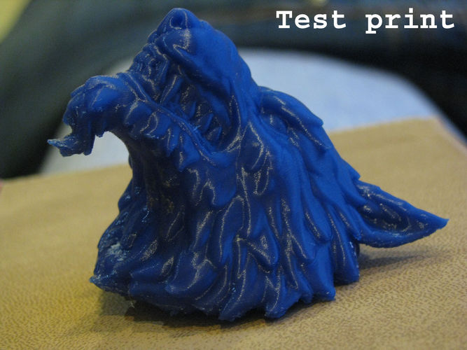 Wolf head 3D Print 140336