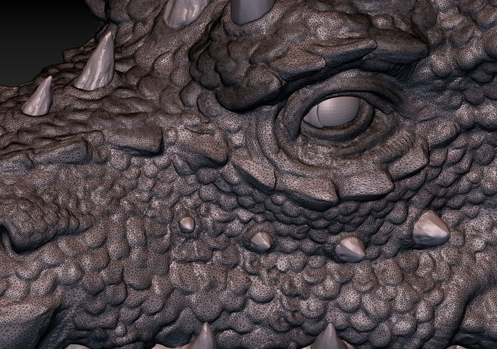 Dragon head 3D Print 140373