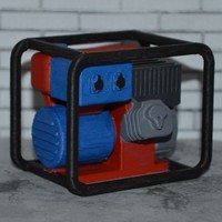 Small Scale 1/10 petrol generator 3D Printing 140448