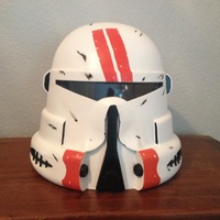 Small Star Wars: Clone Airborne Trooper Helmet 3D Printing 140638