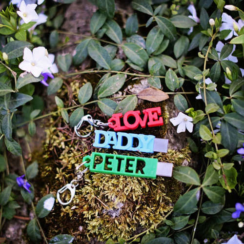 PETER USB Case with Keyring 3D Print 140856