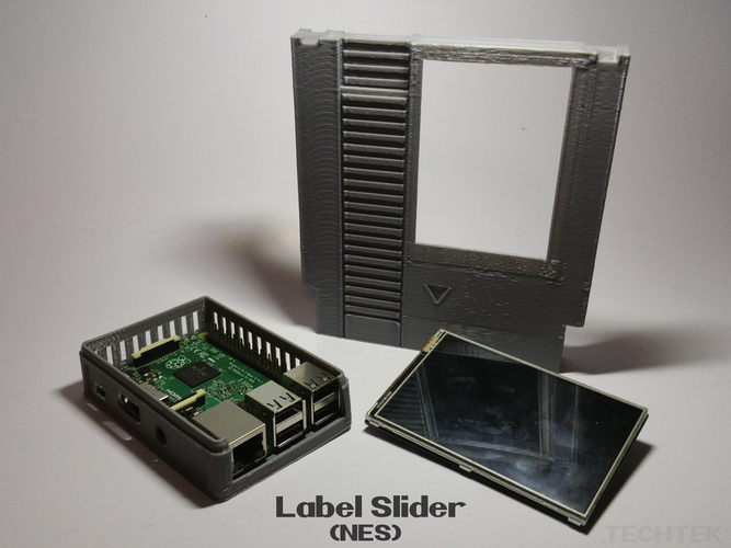 Label Slider - (NES) 3D Print 140986