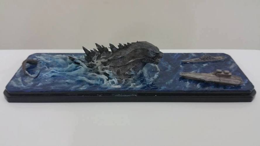 Godzilla Diorama-KIT 3D Print 141040