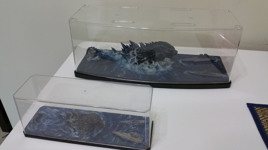Godzilla Diorama-KIT 3D Print 141042