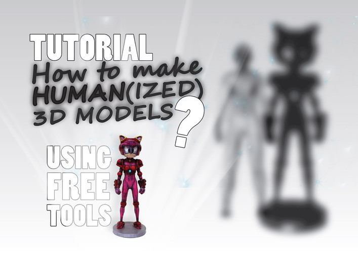 How to make Human(ized) 3D Models? (Tutorial + Example) 3D Print 141049