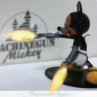 Small Machinegun Mickey 3D Printing 141055
