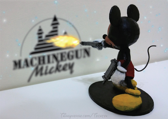 Machinegun Mickey 3D Print 141056