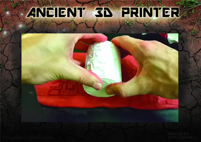Ancient "3d printing" Technique (Cylinder Seal VA-243) 3D Print 141061