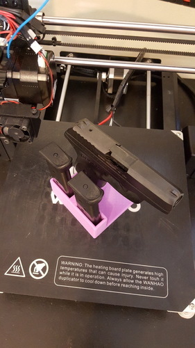 Handgun Stand 3D Print 141155