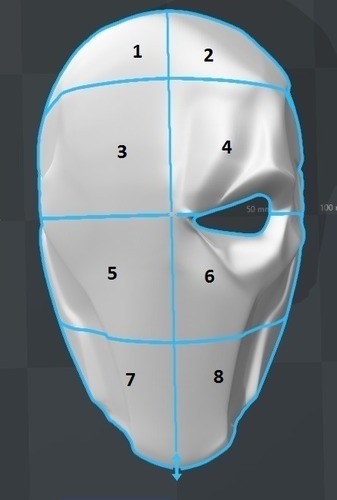 Deathstroke Mask 3D Print 141157