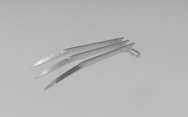 Wolverine Claws from the Movie Logan 3D Print 141365 Wolverine Claws from the Movie Logan 3D Print 141365