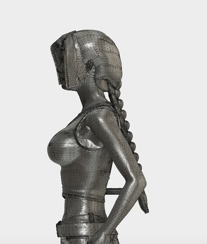Lara Craft High Resolution 70% Off 3D Print 141367 Lara Craft High Resolution 70% Off 3D Print 141367
