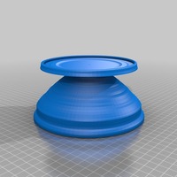 Small  solid platter 3D Printing 14143