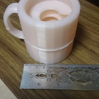 Small Mug with ridges inside - April Fools Cup 3D Printing 141450