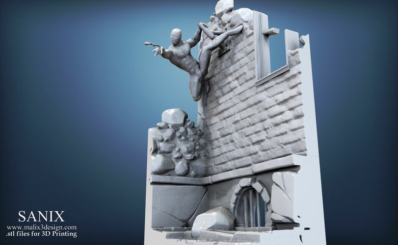 Avengers scene - SPIDERMAN / 3D Printable Model 3D Print 141695