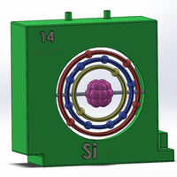 Small SI Element_ Periodic Table 3D Printing 141759