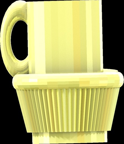 fullsized coffee cup cake cup all files 3D Print 14177