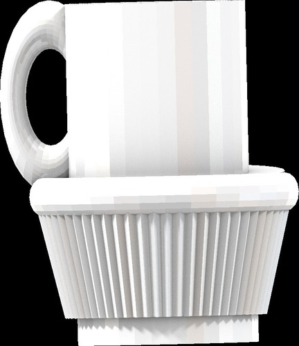 fullsized coffee cup cake cup all files 3D Print 14178