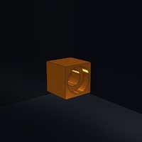 Small Fidget Spinner Cube 3D Printing 141892